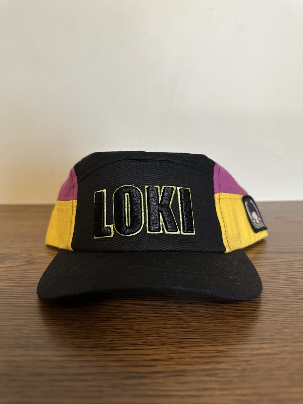 Marvel Colorblock Cap in Purple, Yellow & Black